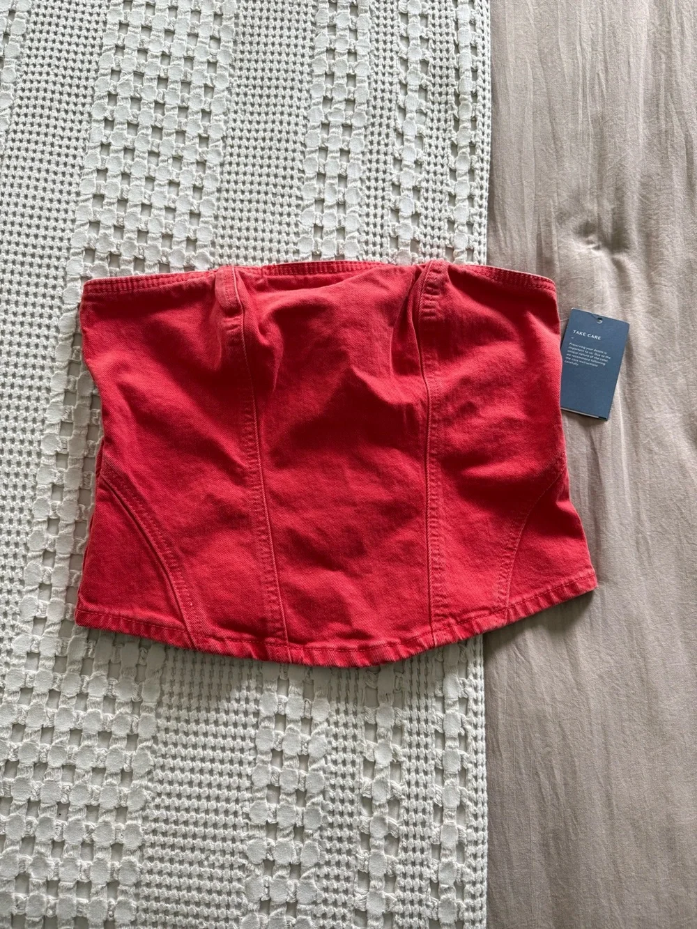 NEW‎ Universal Thread Red Strapless Top Size 6